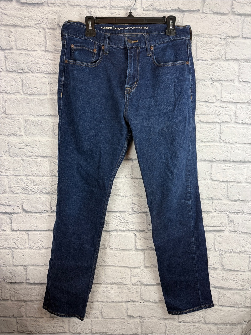 Old Navy Men's Navy Blue Straight Jeans 34x32